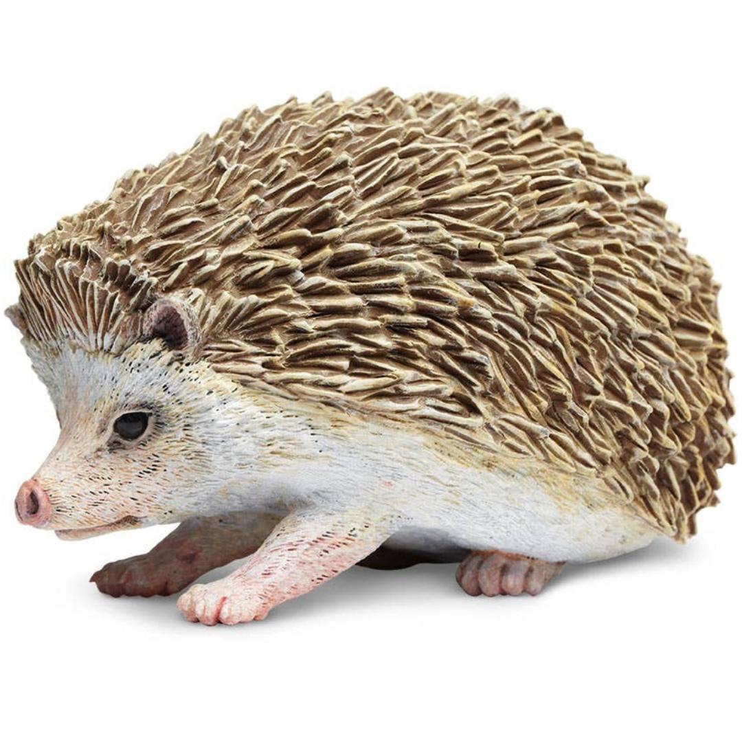 Hedgehog Figurine - Hand Painted Woodland Animal Toy Figure - Safari Ltd
