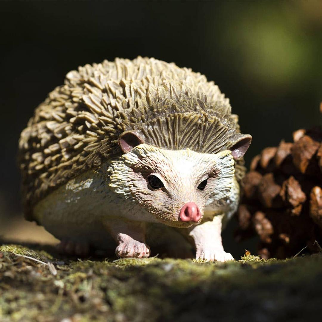 Hedgehog Figurine - Hand Painted Woodland Animal Toy Figure - Safari Ltd