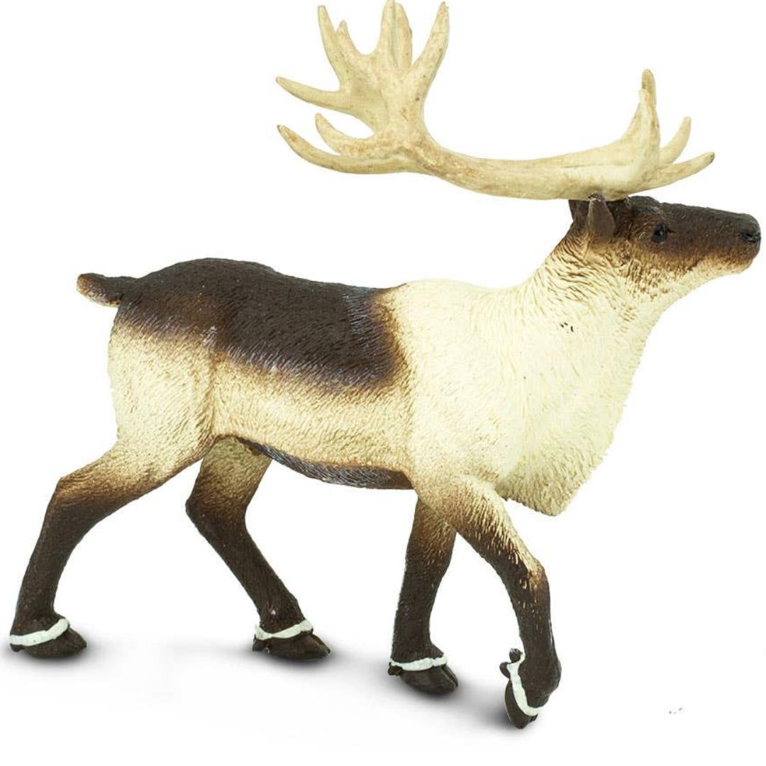 Reindeer Toy Figurine - Hand Painted Wild Animal Figure - Safari Ltd 277929