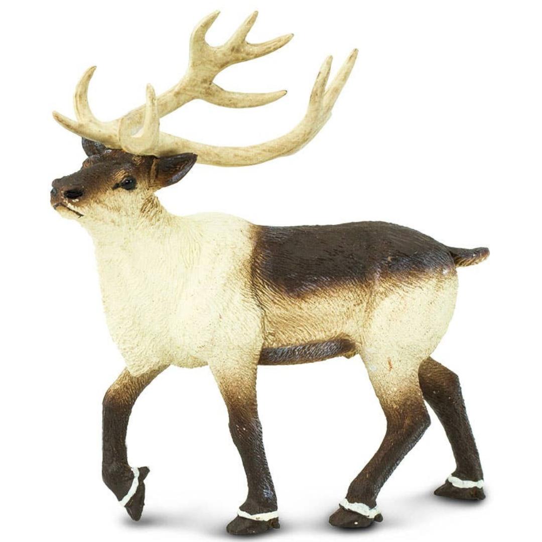 Reindeer Toy Figurine - Hand Painted Wild Animal Figure - Safari Ltd 277929