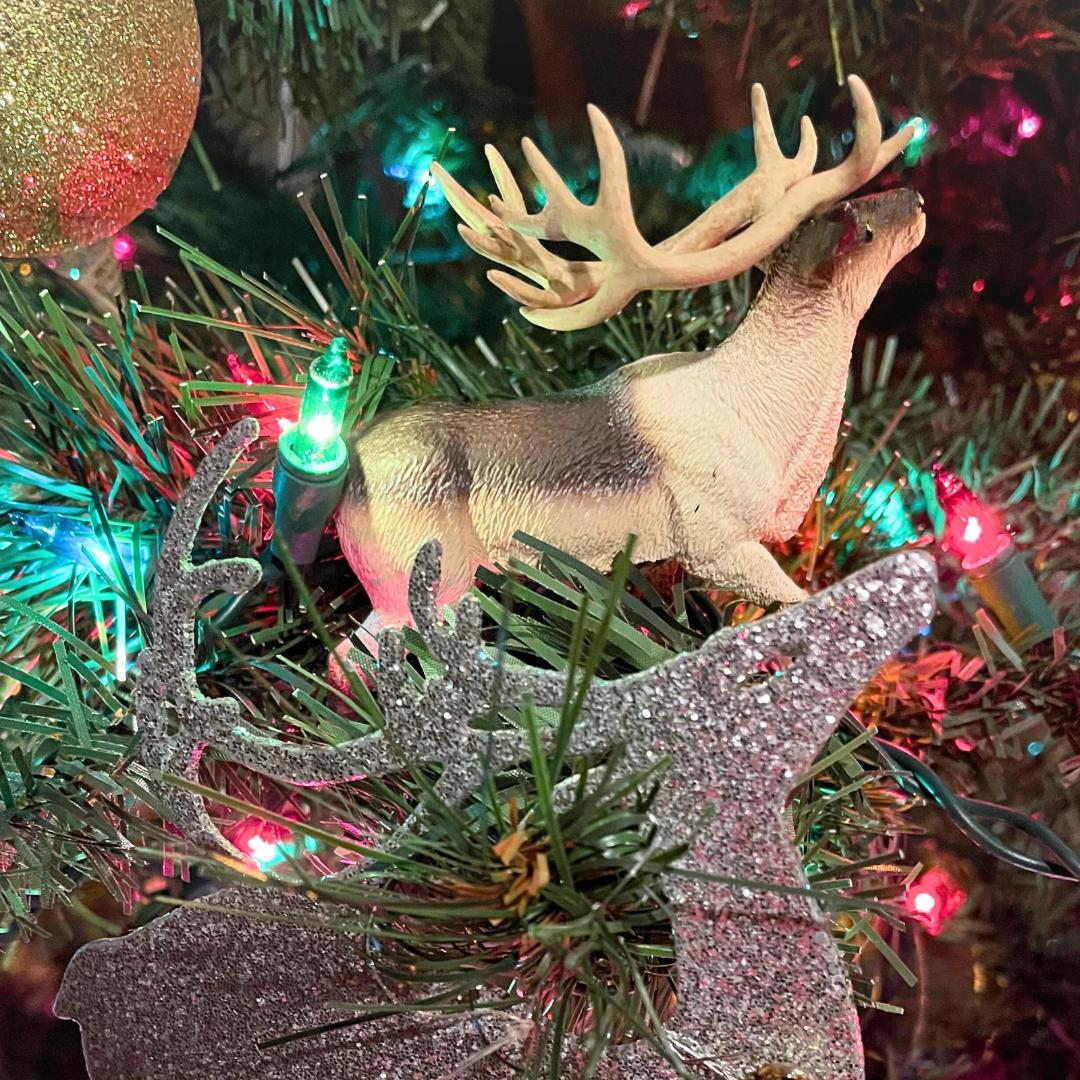 Reindeer Toy Figurine - Hand Painted Wild Animal Figure - Safari Ltd 277929