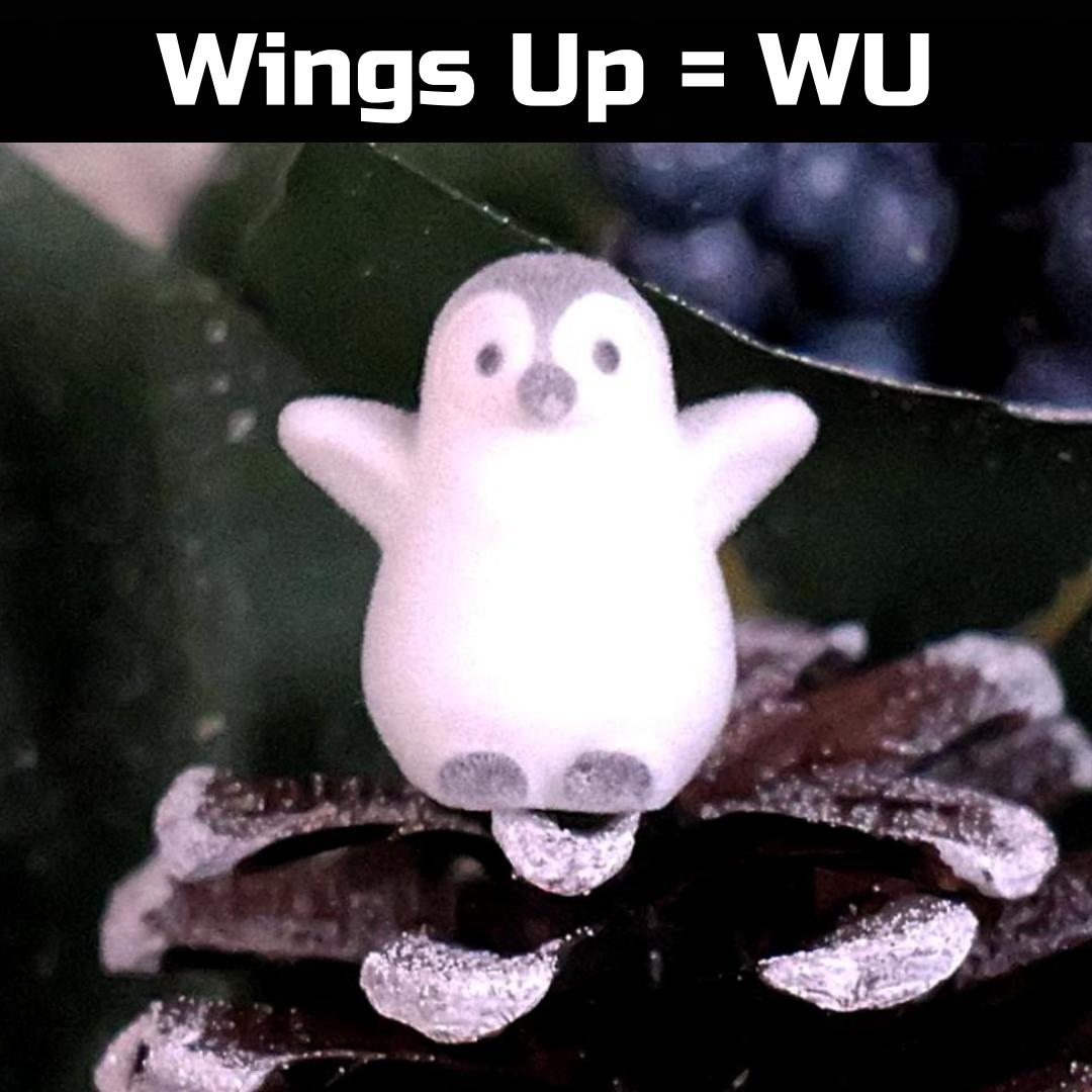 Miniature Flocked Penguin Figure - Small Winter Figurines - Christmas Crafts