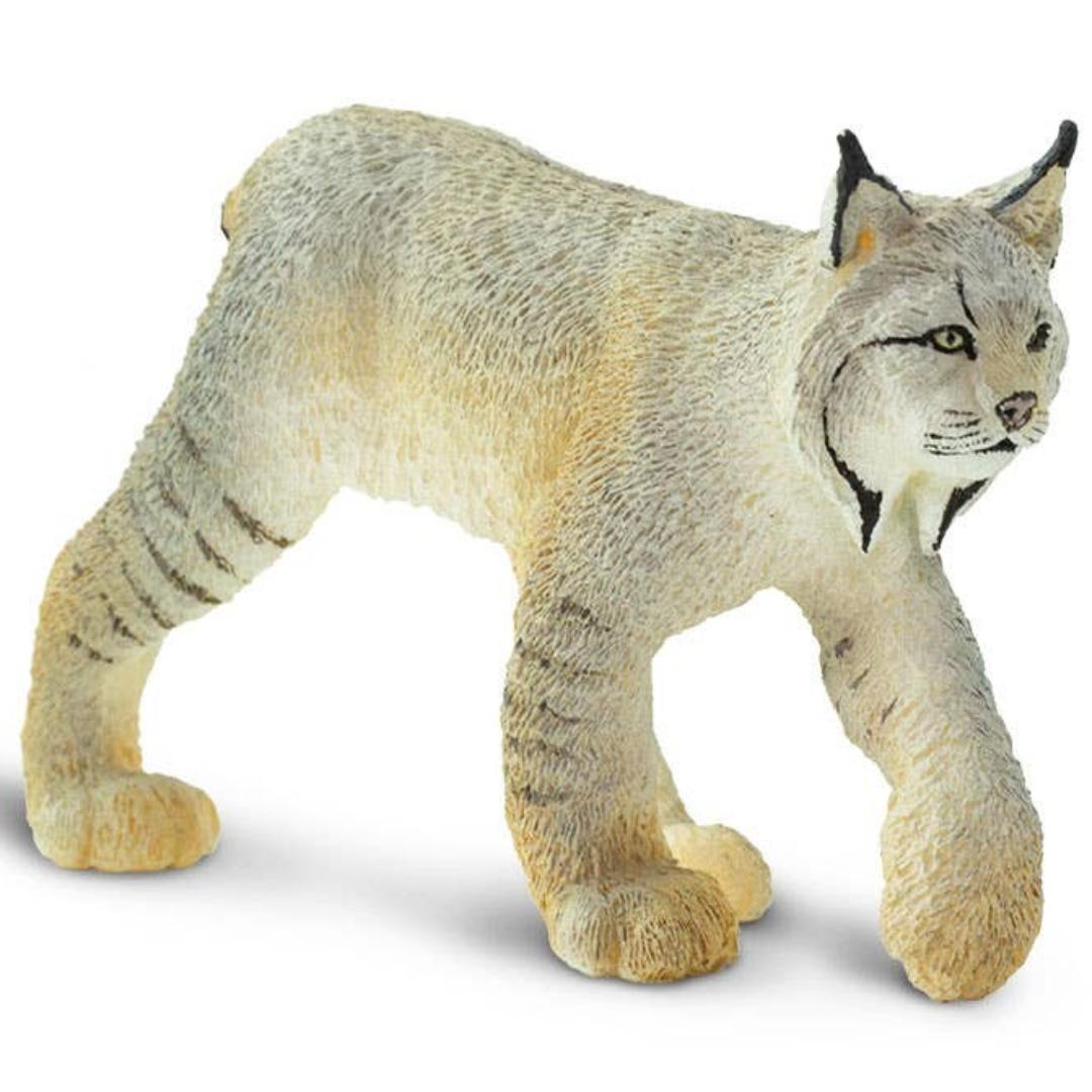 Lynx Figurine - Hand Painted Big Cat Wild Animal Toy Figure - Safari Ltd 181829