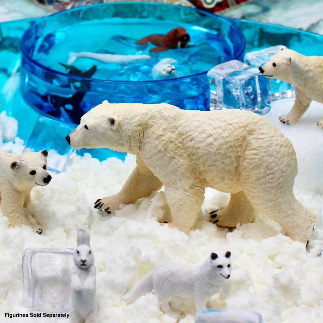 Polar Bear Figurine - Arctic Animal Kid's Toy Figurine - Safari Ltd