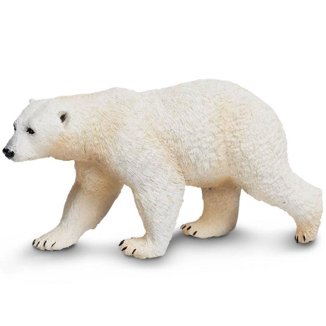 Polar Bear Figurine - Arctic Animal Kid's Toy Figurine - Safari Ltd