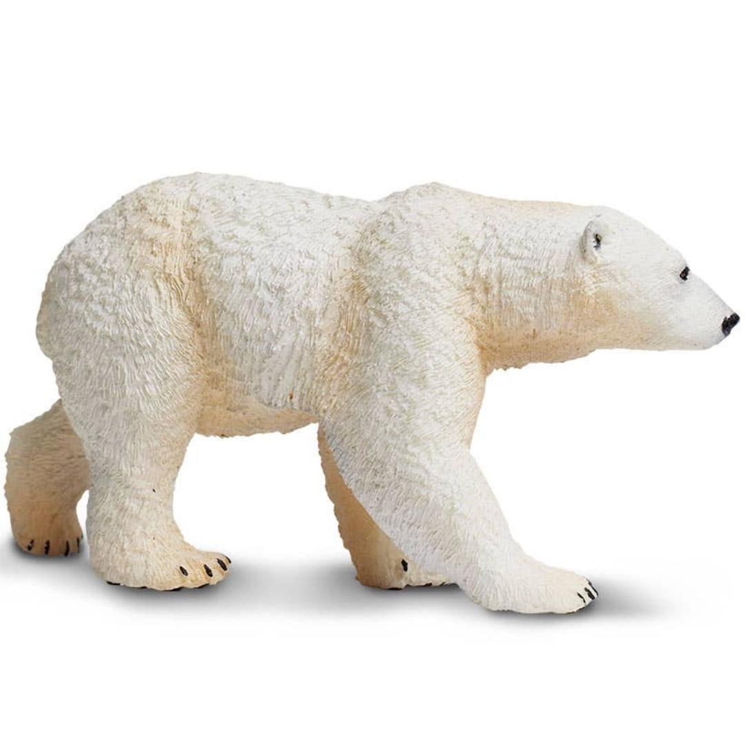 Polar Bear Figurine - Arctic Animal Kid's Toy Figurine - Safari Ltd