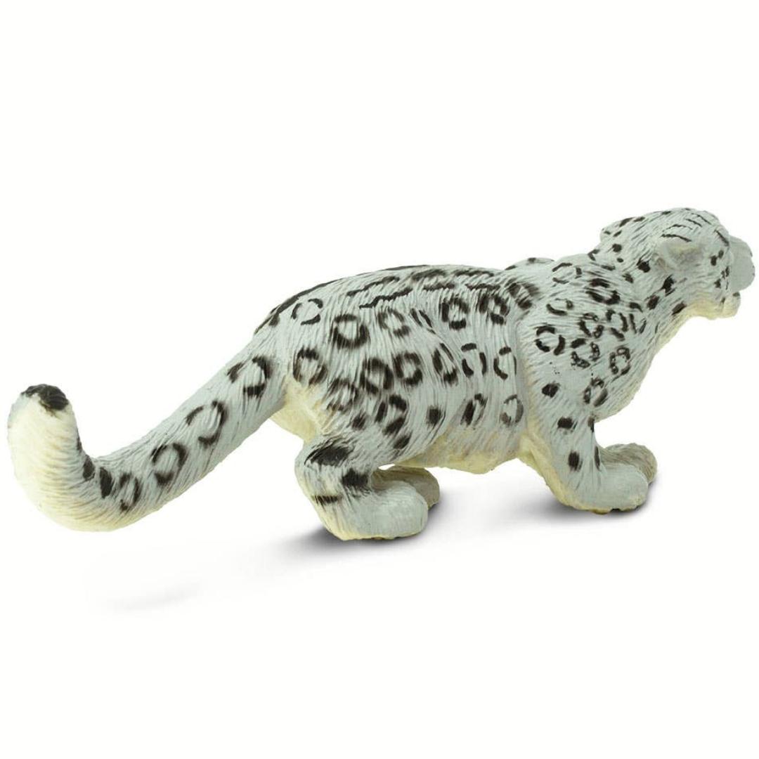 Snow Leopard Figurine - Hand Painted Wild Animal Toy Figure - Safari Ltd 237529