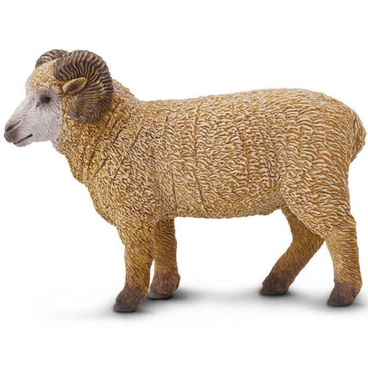 Ram Figurine - Hand Painted Farm Animal Toy Figure for Kids - Safari Ltd 161429