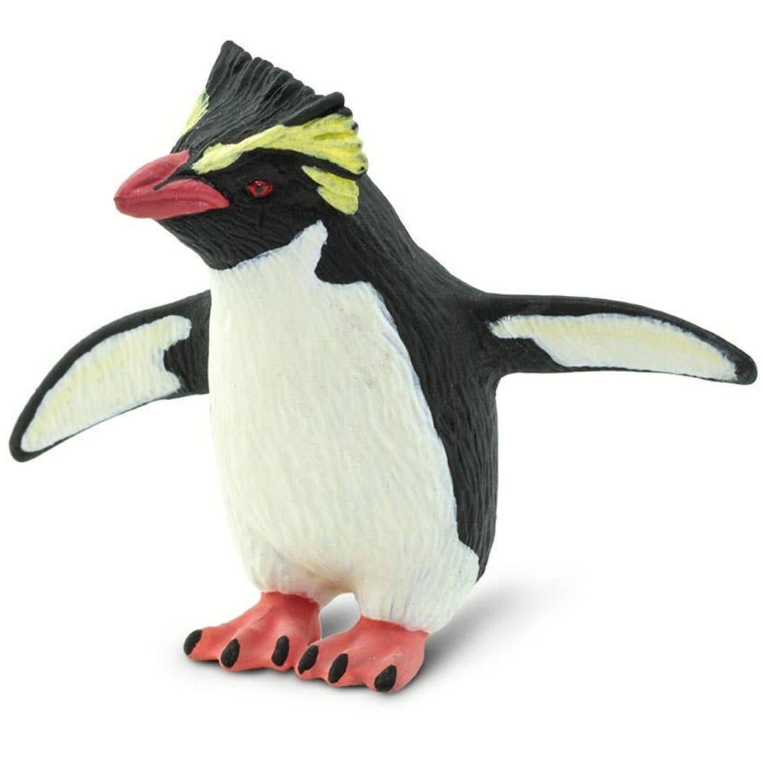 Rockhopper Penguin Figurine - Hand Painted Arctic Bird Toy Figure - Safari Ltd 100149