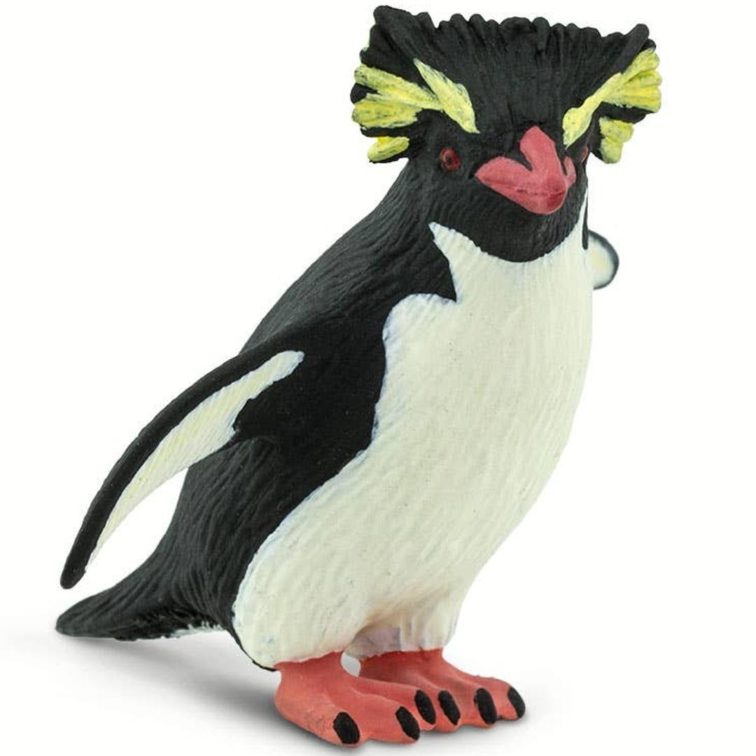 Rockhopper Penguin Figurine - Hand Painted Arctic Bird Toy Figure - Safari Ltd 100149