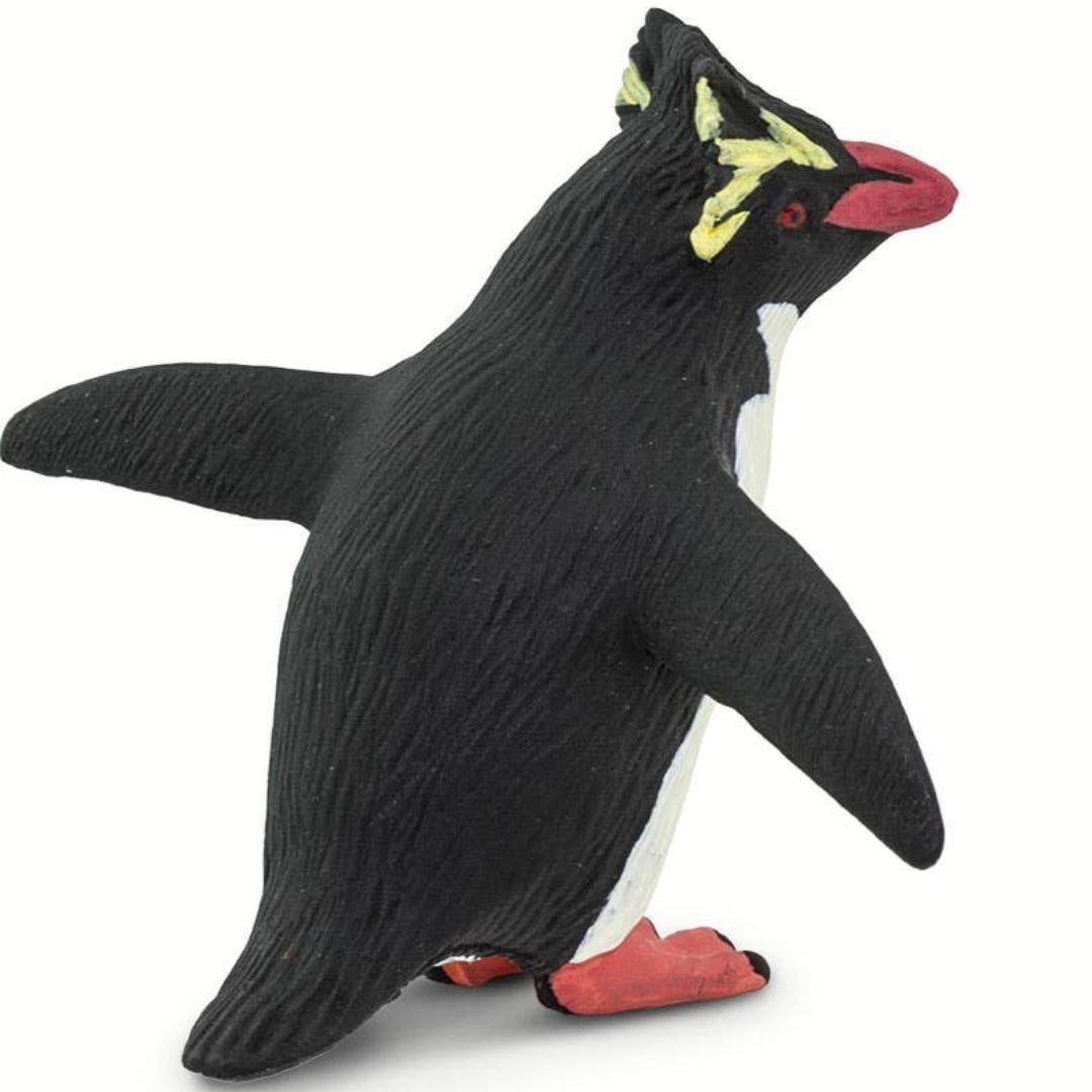 Rockhopper Penguin Figurine - Hand Painted Arctic Bird Toy Figure - Safari Ltd 100149