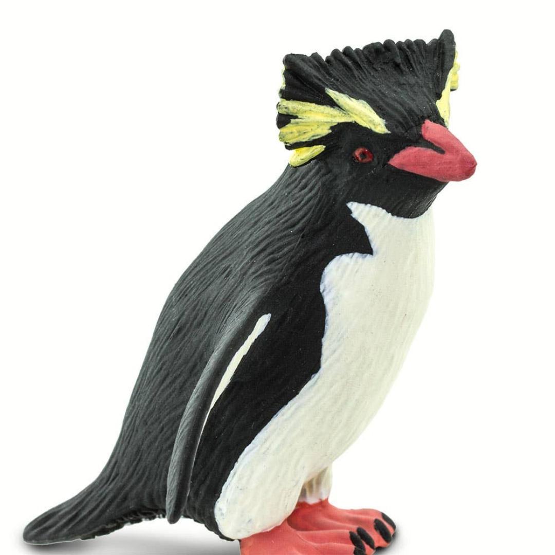 Rockhopper Penguin Figurine - Hand Painted Arctic Bird Toy Figure - Safari Ltd 100149