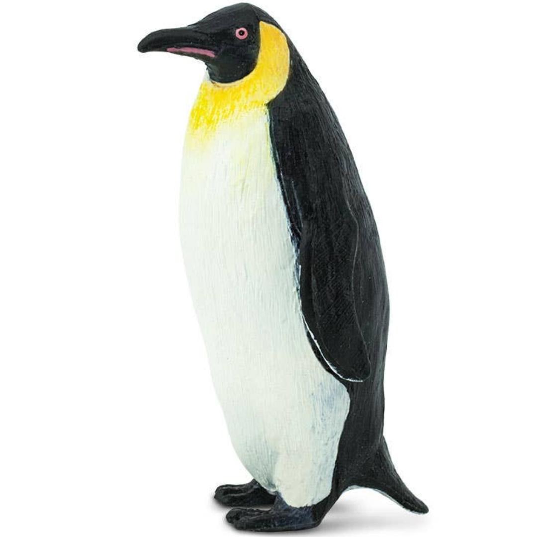 Emperor Penguin Figurine - Hand Painted Arctic Bird Toy Figure - Safari Ltd 276129