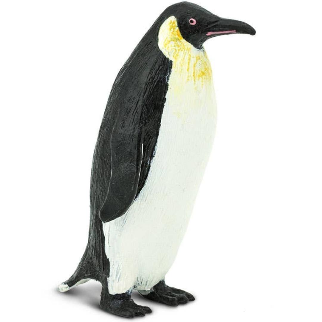 Emperor Penguin Figurine - Hand Painted Arctic Bird Toy Figure - Safari Ltd 276129