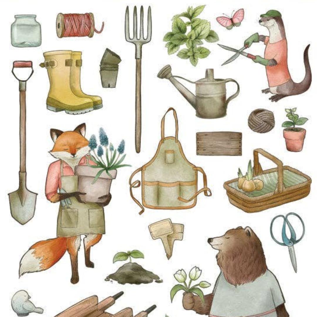 Animal Stickers - Garden Critters Sticker Sheets