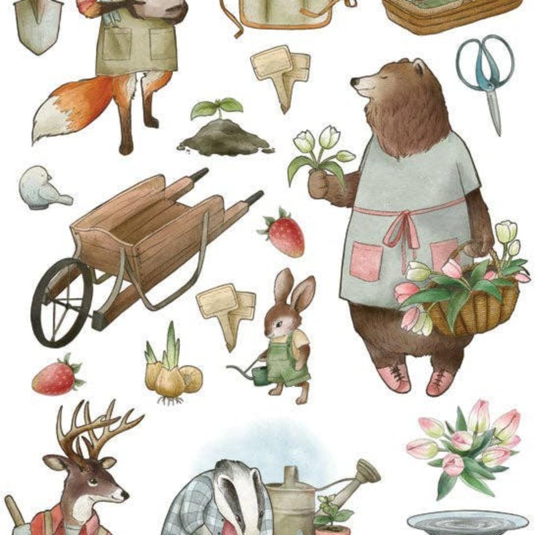 Animal Stickers - Garden Critters Sticker Sheets