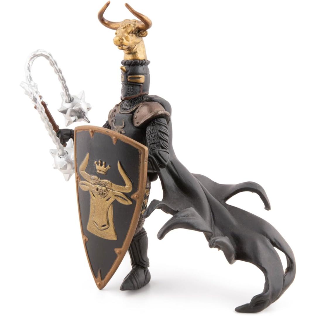 Dark Knight Figurine - Hand Painted Weapon Master Bull Figure - Papo 39917