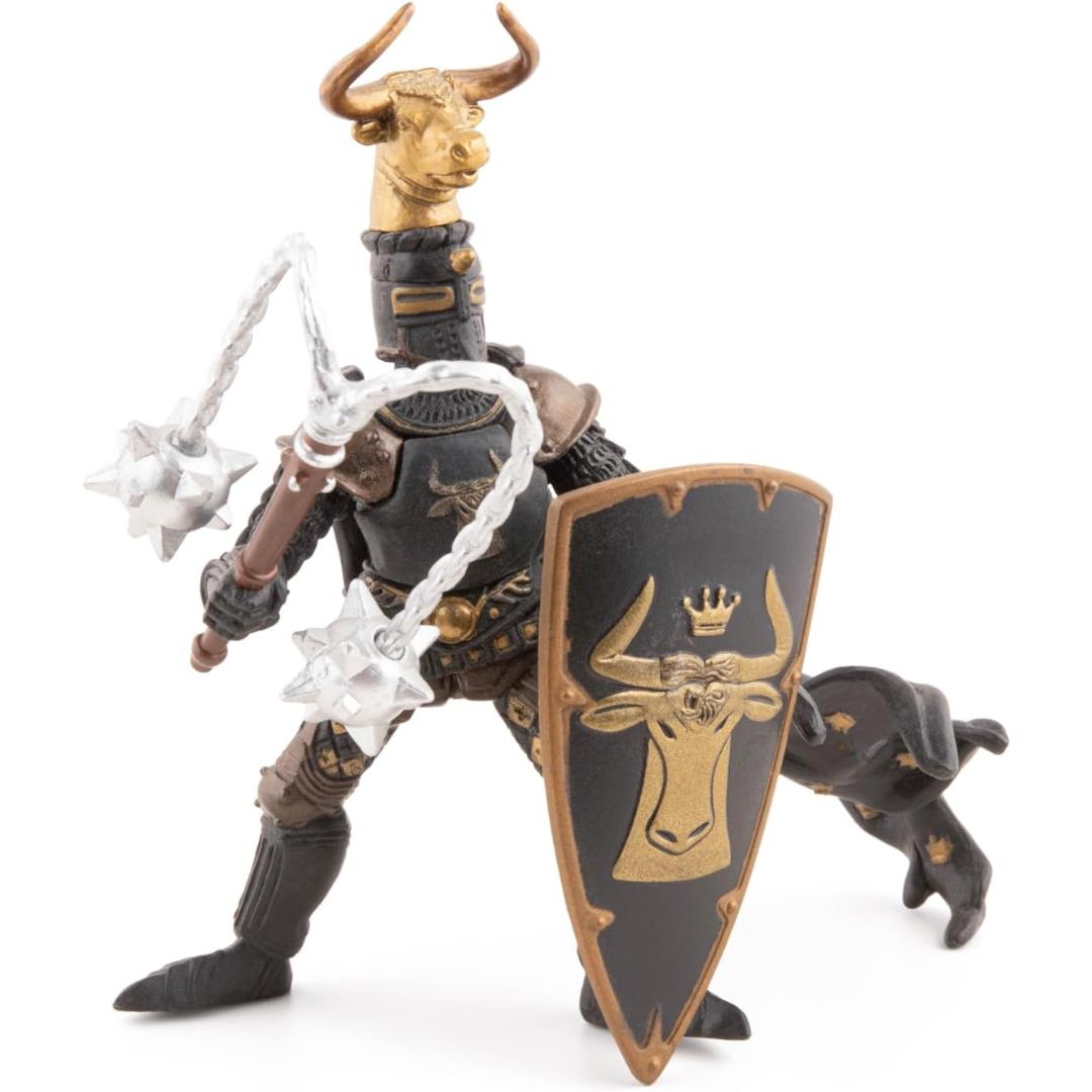 Dark Knight Figurine - Hand Painted Weapon Master Bull Figure - Papo 39917