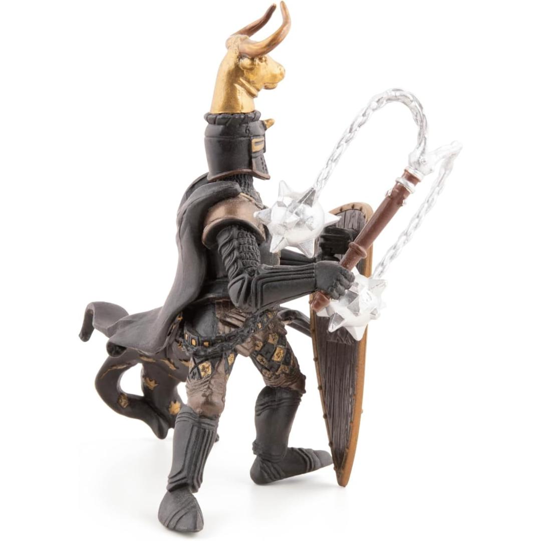 Dark Knight Figurine - Hand Painted Weapon Master Bull Figure - Papo 39917