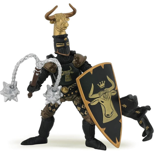 Dark Knight Figurine - Hand Painted Weapon Master Bull Figure - Papo 39917