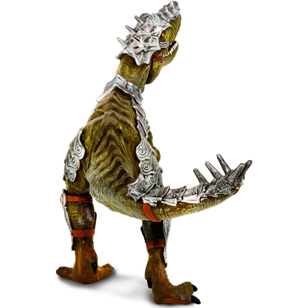 Armored T-Rex Figurine - Hand Painted Dinosaur Toy Figure - Safari Ltd 100712