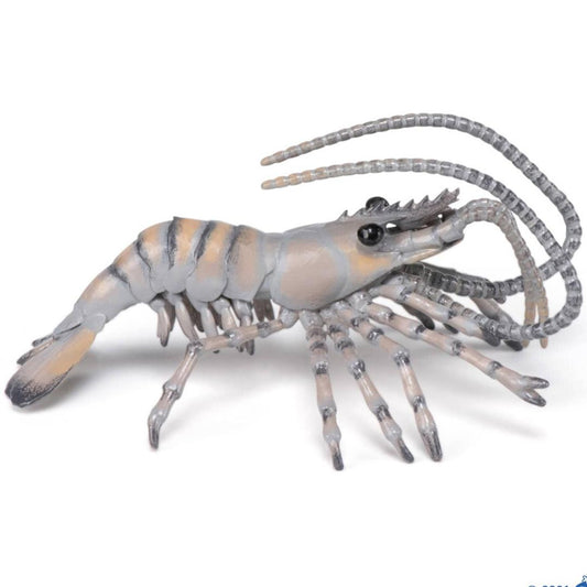 Shrimp Figurine - Hand Painted Sea Life Creature Toy Figure - Papo 56053