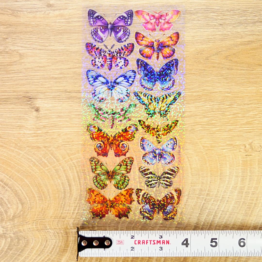 Butterfly Stickers - Crystal Butterflies Sticker Sheets