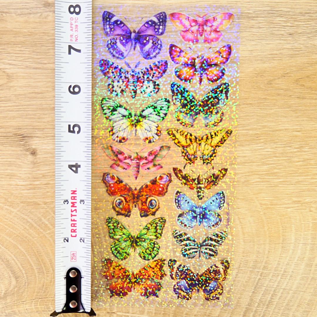 Butterfly Stickers - Crystal Butterflies Sticker Sheets