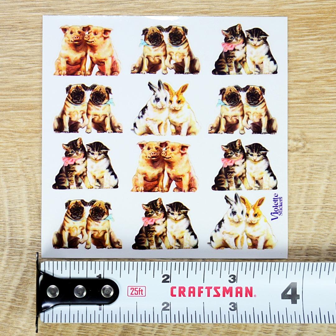 Pets Stickers - Sweetheart Animal Sticker Sheets
