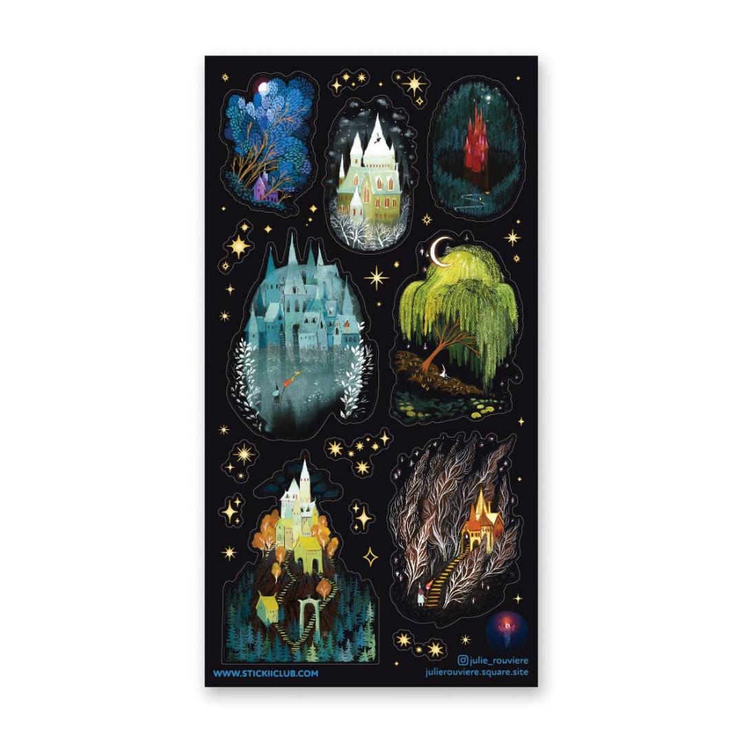 Castle Stickers - Enchanted Castles Sticker Sheet