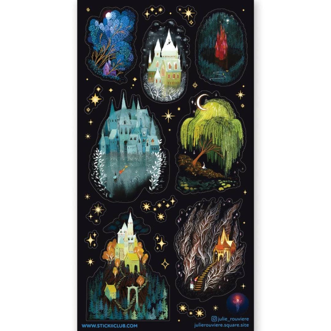 Castle Stickers - Enchanted Castles Sticker Sheet