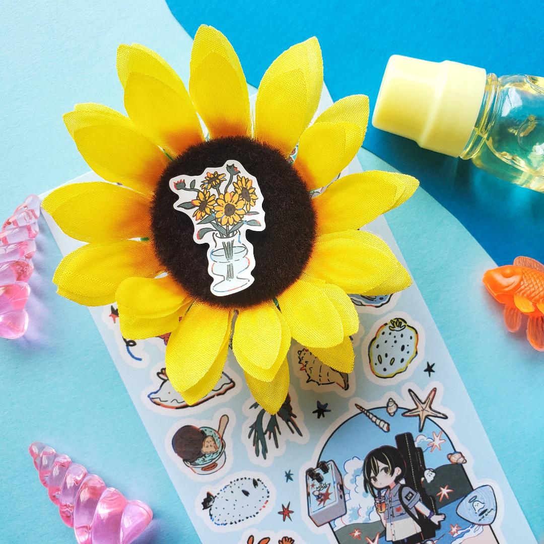 Beach Stickers - Sea Life & Beachside Fun Sticker Sheet