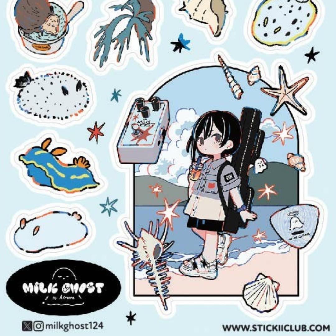 Beach Stickers - Sea Life & Beachside Fun Sticker Sheet