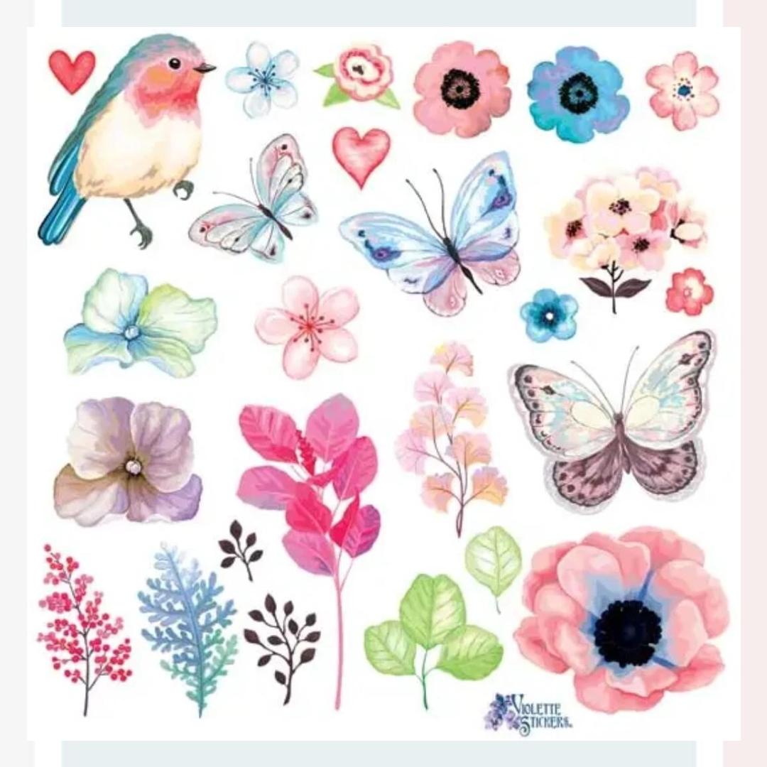 Nature & Garden Stickers - Spring Sticker Sheets