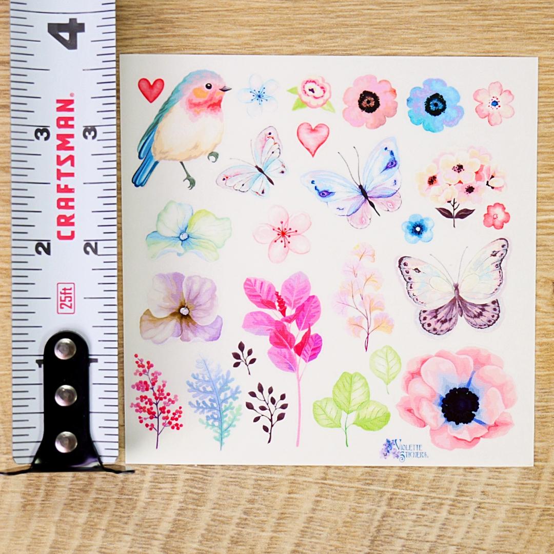 Nature & Garden Stickers - Spring Sticker Sheets