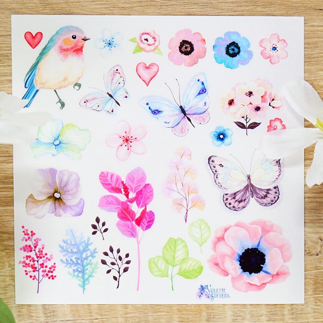 Nature & Garden Stickers - Spring Sticker Sheets