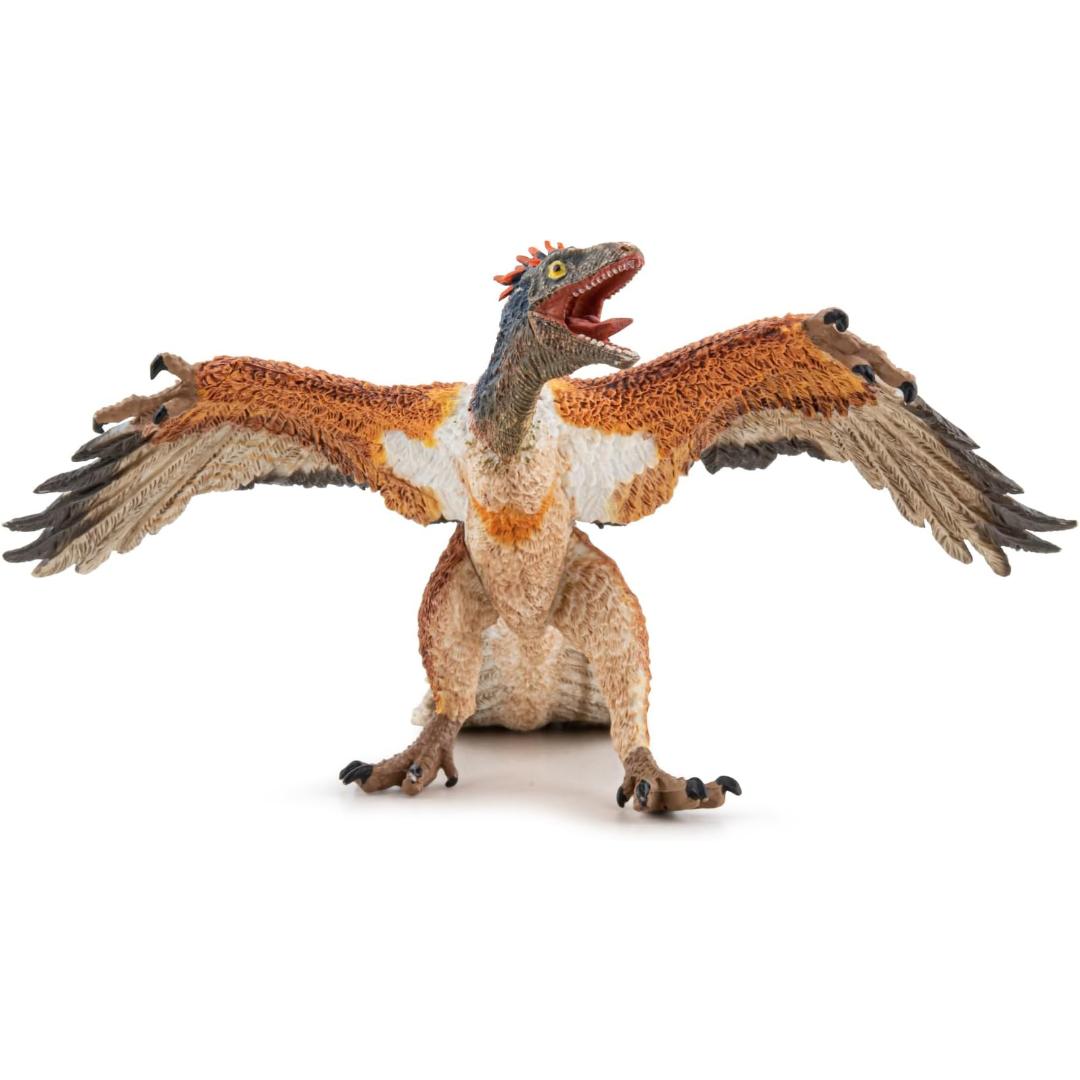 Archaeopteryx Dinosaur Figurine - Hand Painted Prehistoric Toy - Papo 55034