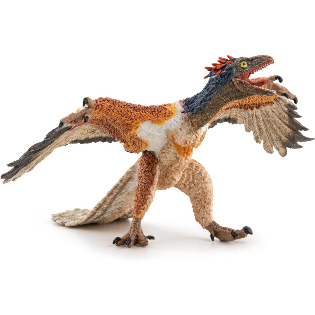 Archaeopteryx Dinosaur Figurine - Hand Painted Prehistoric Toy - Papo 55034