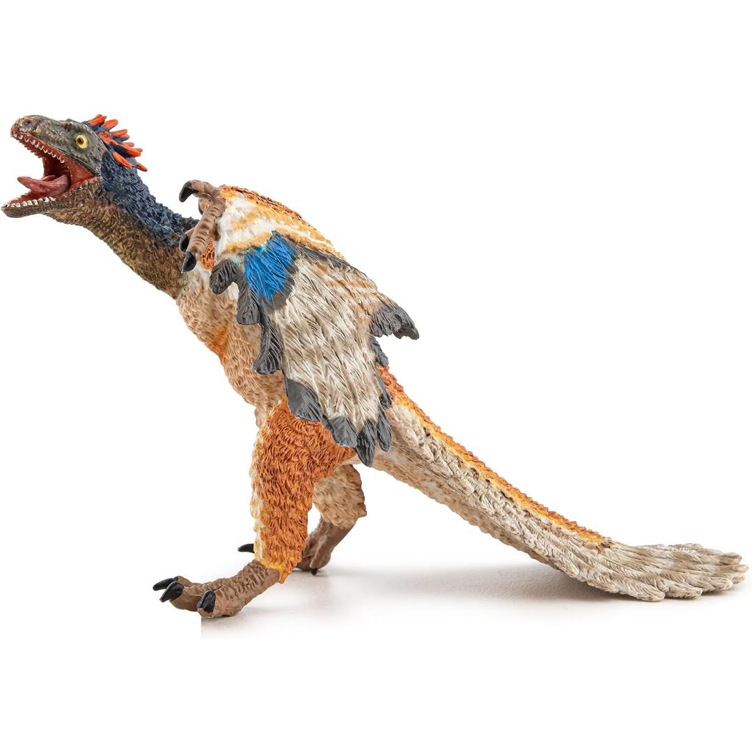 Archaeopteryx Dinosaur Figurine - Hand Painted Prehistoric Toy - Papo 55034