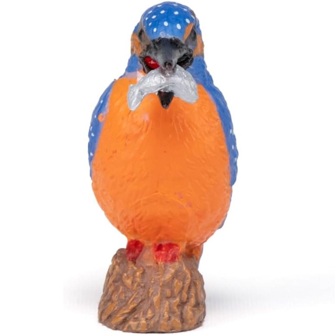 Common Kingfisher Bird Figurine - Hand Painted Wild Animal Toy Figure - Papo 50246