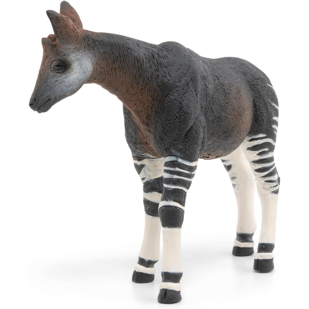 Okapi Figurine - Hand Painted Wild Animal Toy Figure - Papo 50077