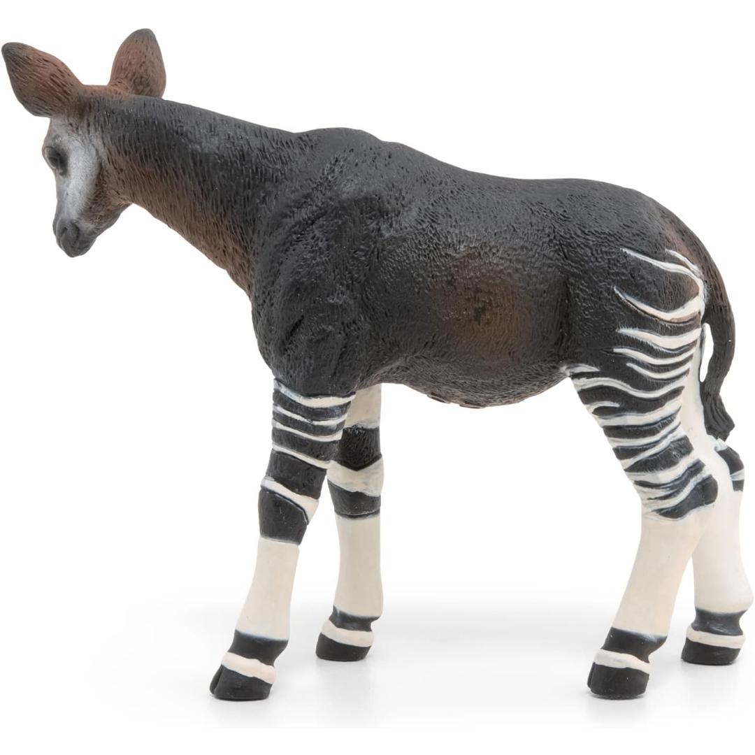 Okapi Figurine - Hand Painted Wild Animal Toy Figure - Papo 50077