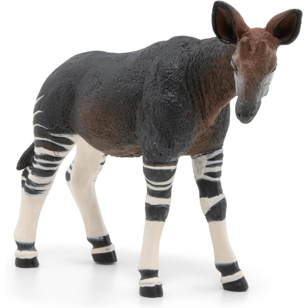 Okapi Figurine - Hand Painted Wild Animal Toy Figure - Papo 50077
