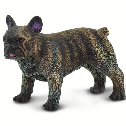 French Bulldog Figurine - Hand Painted Pet Dog Figure - Safari Ltd 100304