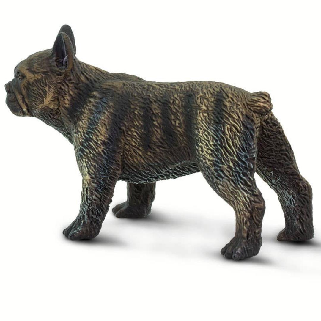 French Bulldog Figurine - Hand Painted Pet Dog Figure - Safari Ltd 100304