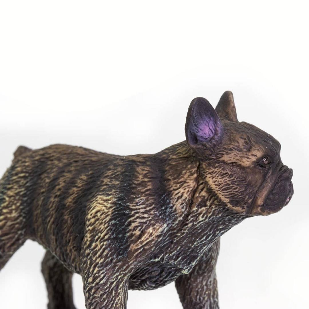 French Bulldog Figurine - Hand Painted Pet Dog Figure - Safari Ltd 100304