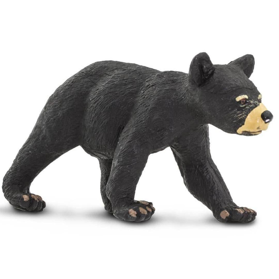 Black Bear Cub Figurine - Hand Painted Wild Animal Toy Figure - Safari Ltd 273629