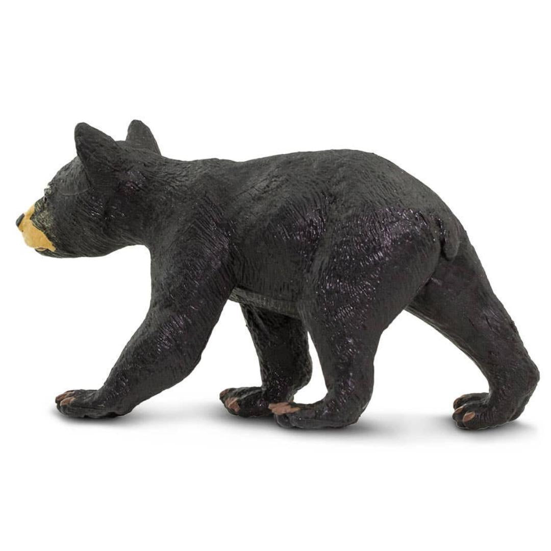 Black Bear Cub Figurine - Hand Painted Wild Animal Toy Figure - Safari Ltd 273629