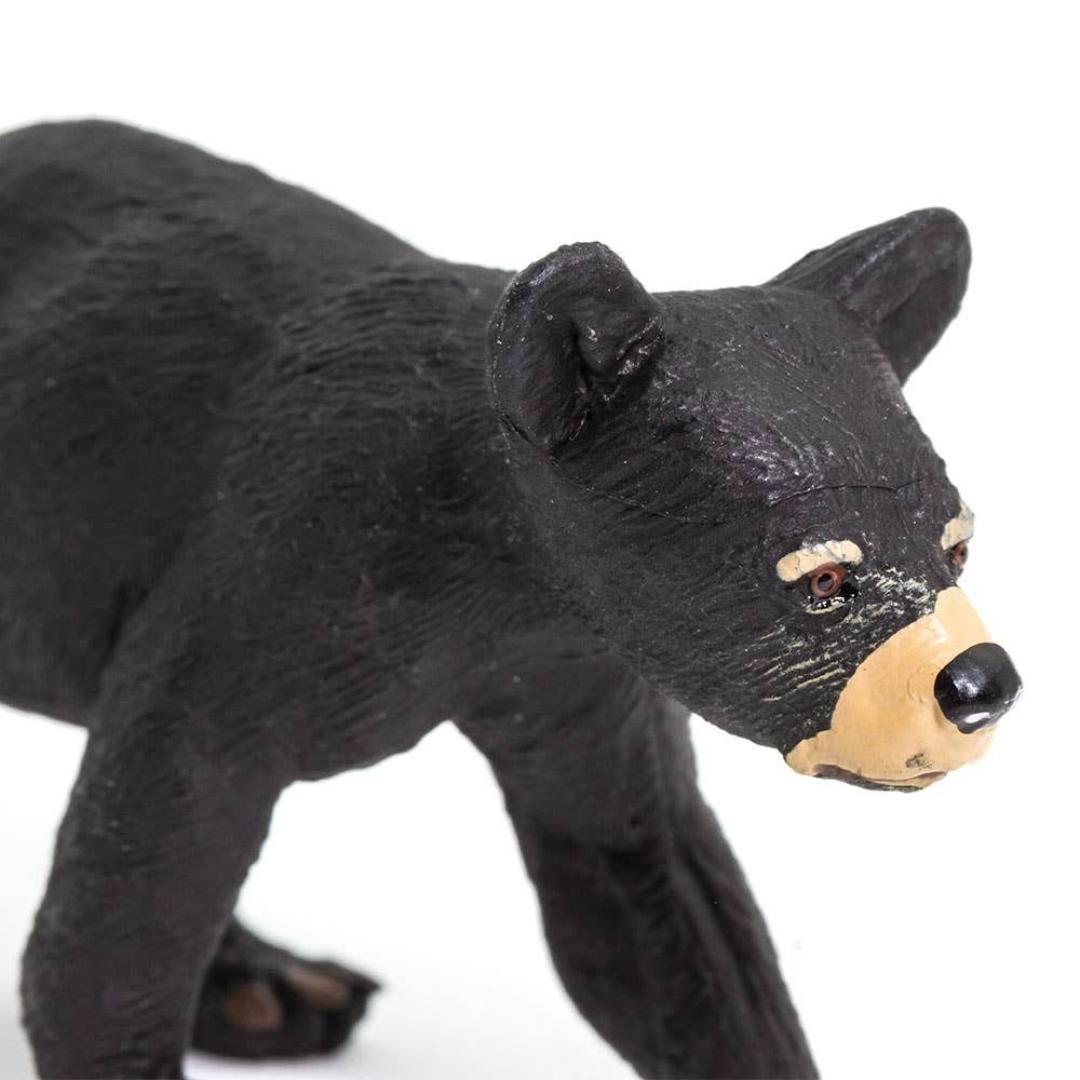 Black Bear Cub Figurine - Hand Painted Wild Animal Toy Figure - Safari Ltd 273629