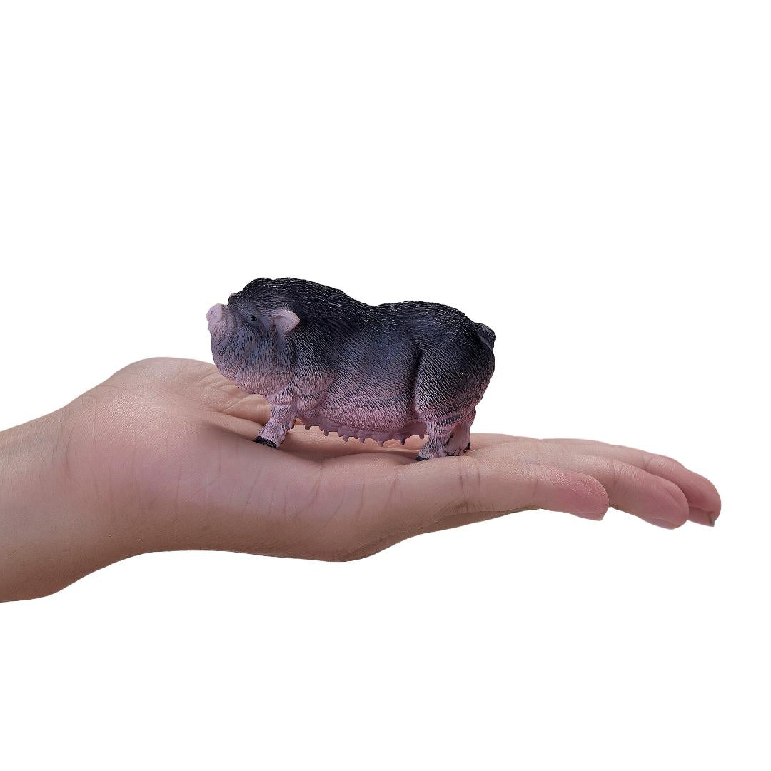 Pot Bellied Pig Figurine - Hand Painted Collectible Farm Animal Toy Figure - Mojo 381079